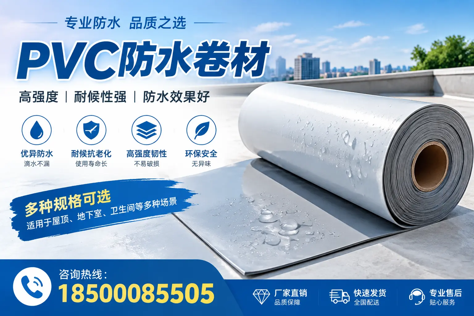 选用PVC防水卷材时需要避开的常见误区,特别是在百色