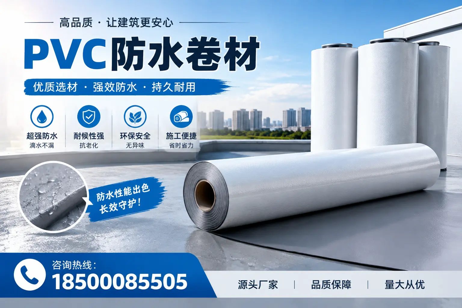 PVC防水卷材施工过程详解，确保在百色顺利完成项目